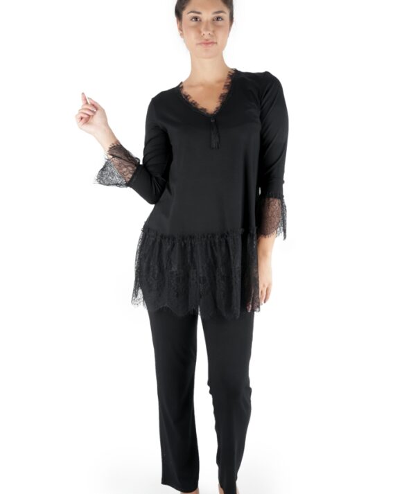 black pijamas CK-426-1